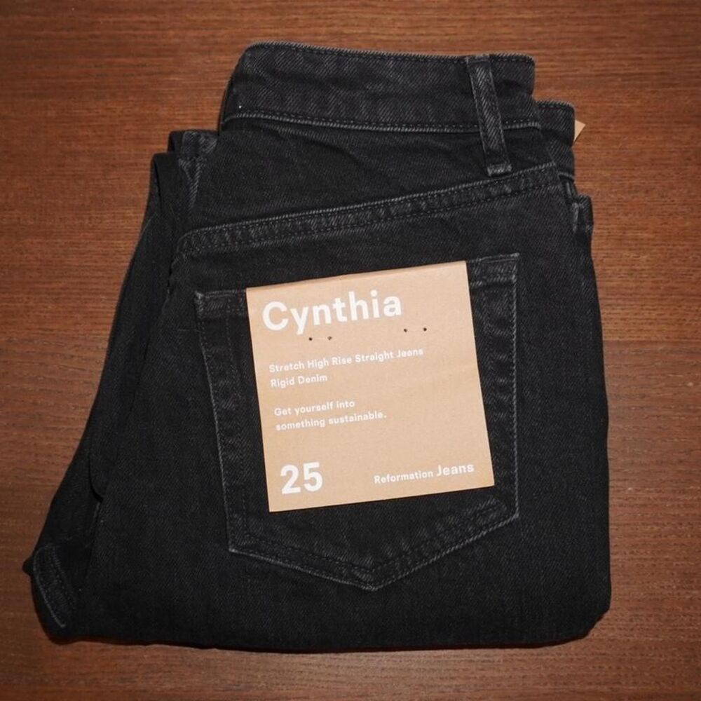 Reformation Women's Black Jeans